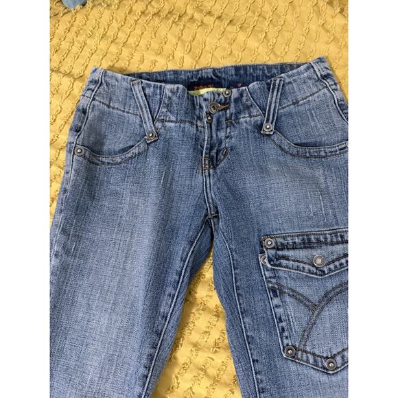 Y2K Rare Vintage 90’s Women’s Zana-di Jeans Flared Details Size 3 - Picture 5 of 10